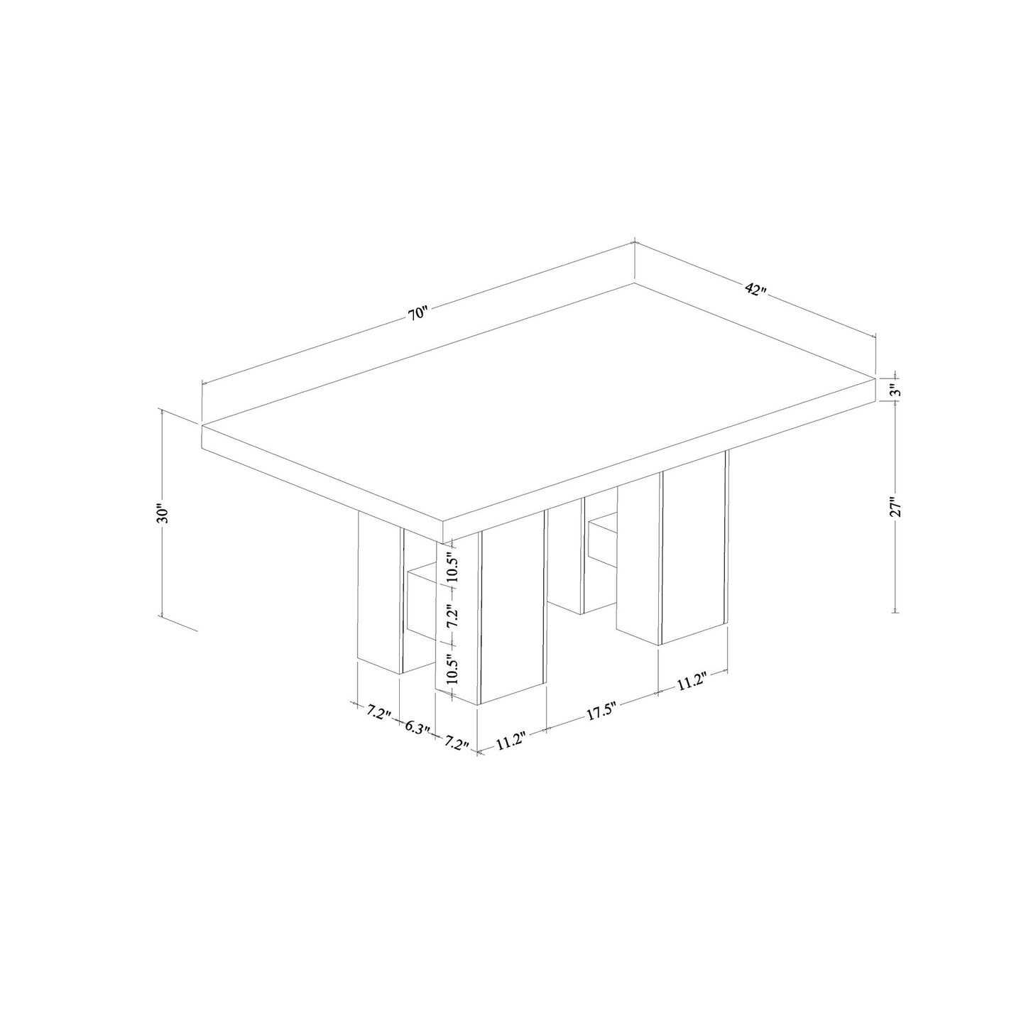 Jhoanna - 5 Pieces Dining Table Set - Black