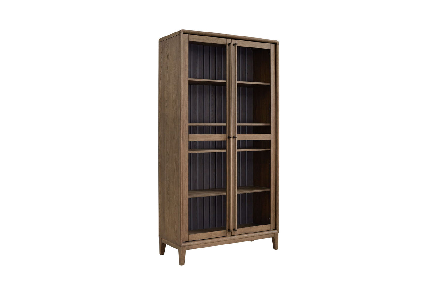 Display Cabinet - Latte / Peppercorn