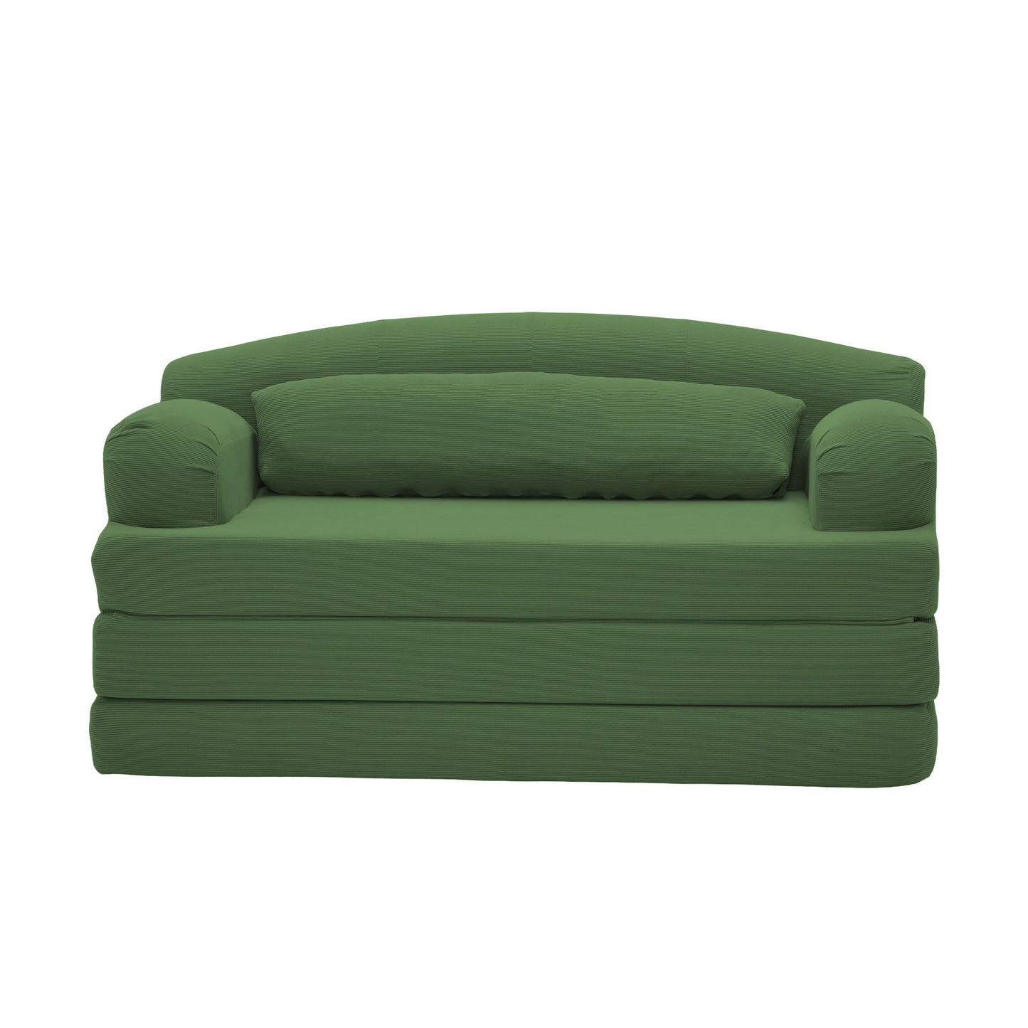2 Seater Sofa Bed, Compact Foldable Floor Couch