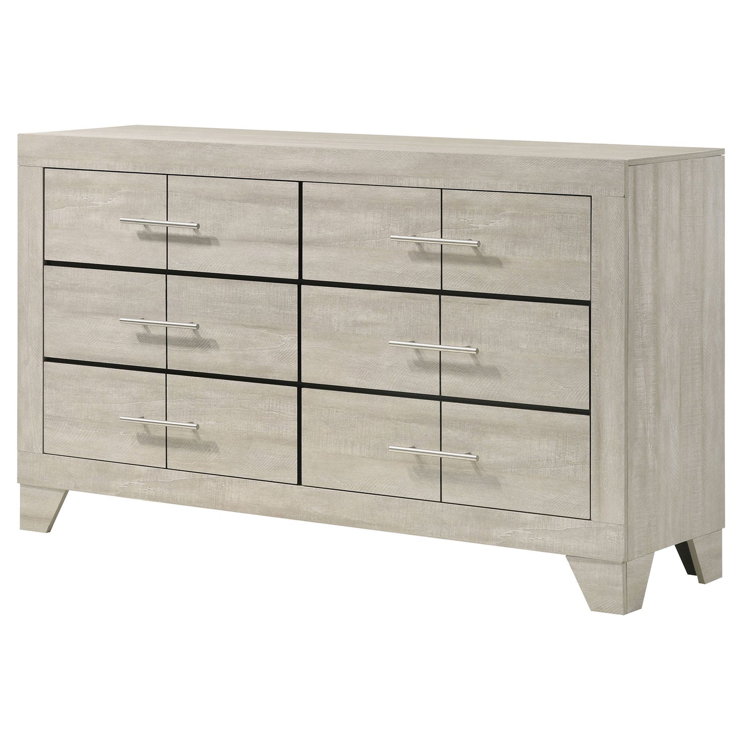 Strout - 6 Drawer Dresser - Cream