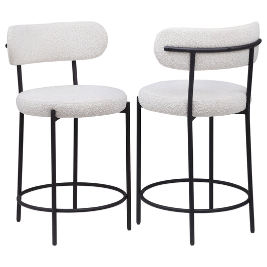 Concord - Upholstered Counter Chair (Set of 2) - Cream