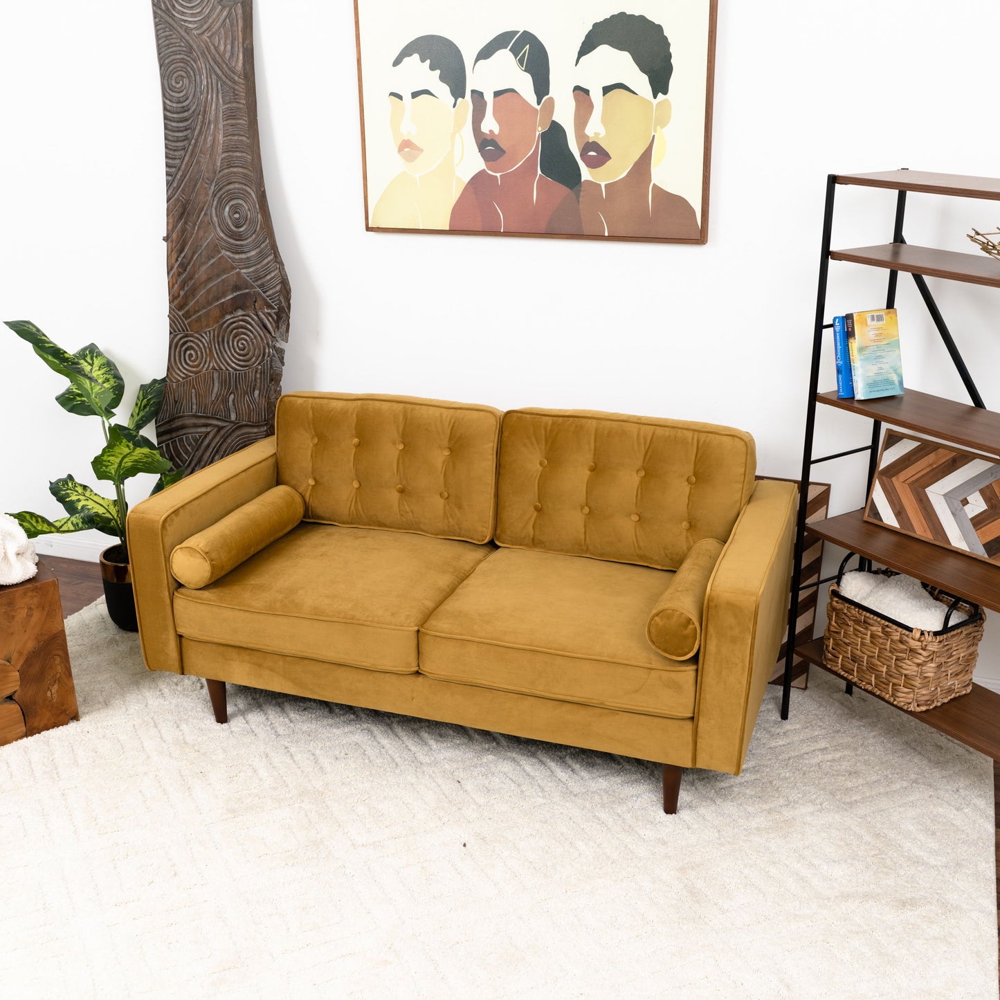 Casey - Velvet Loveseat