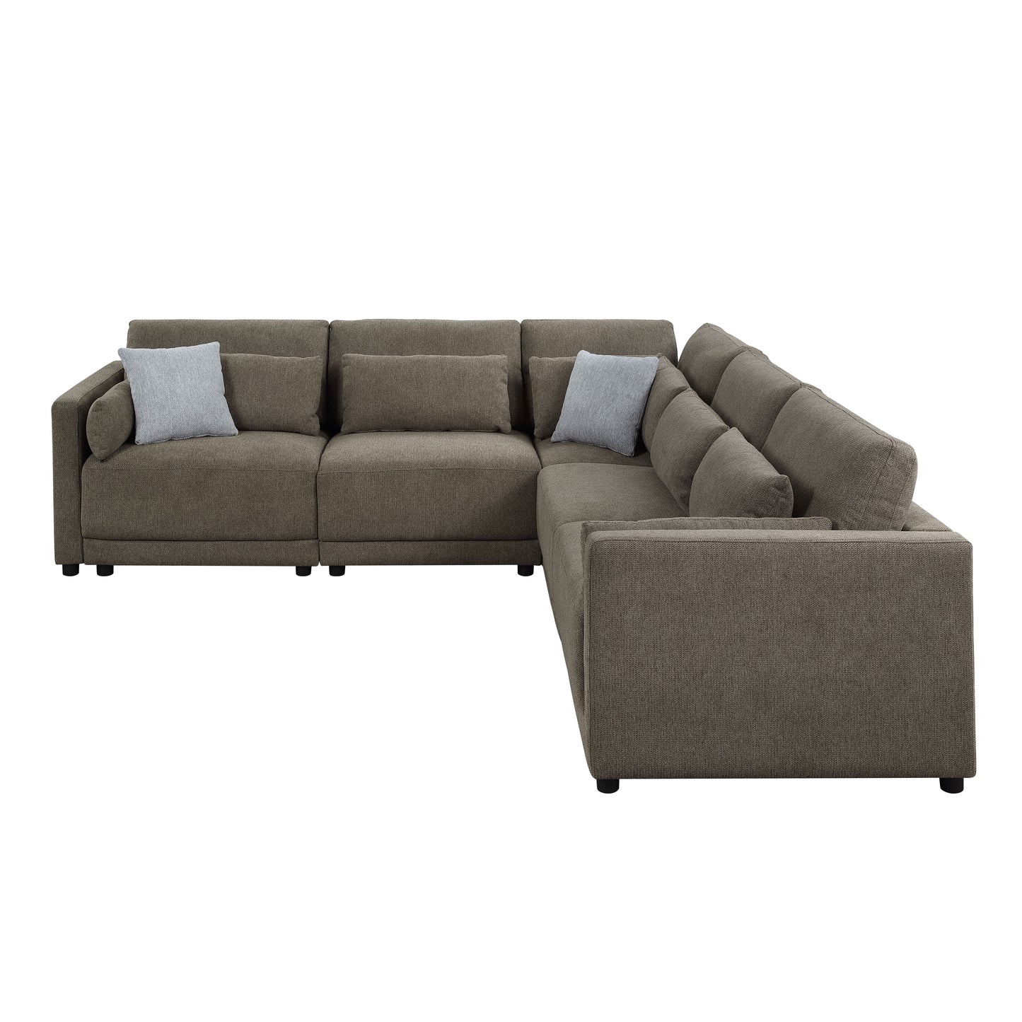 Rylie - Modular Sectional Sofa With Toss Pillows