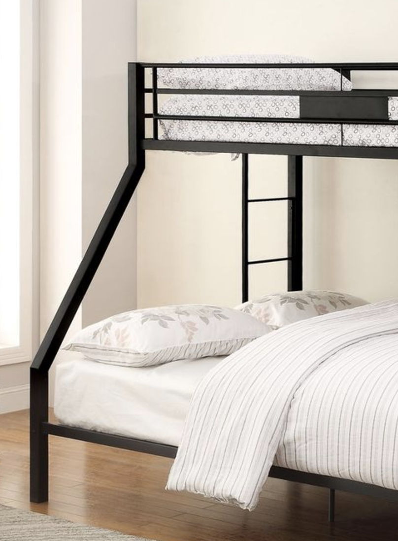 Limbra - Twin Long Queen Bunk Bed - Black