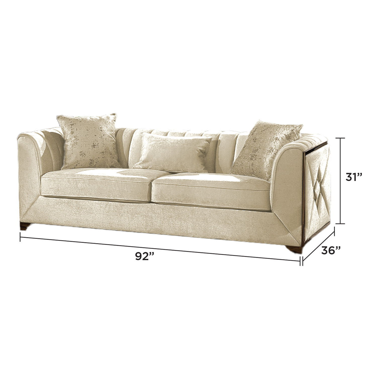 Velencia - Sofa - Cream