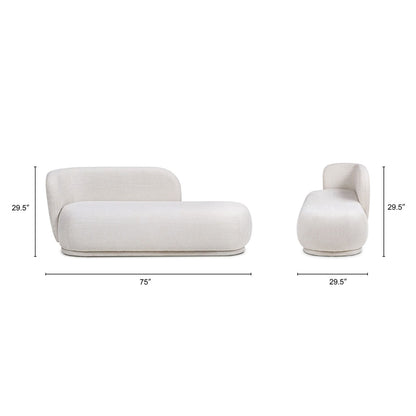 Aire - RAF Modern Rounded Chaise Lounge