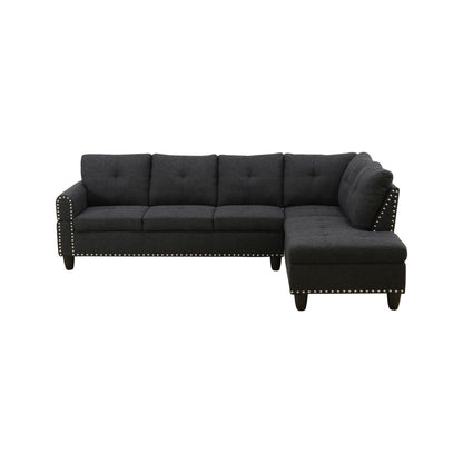 L - Shaped Sectional Sofa With Movable Left Chaise