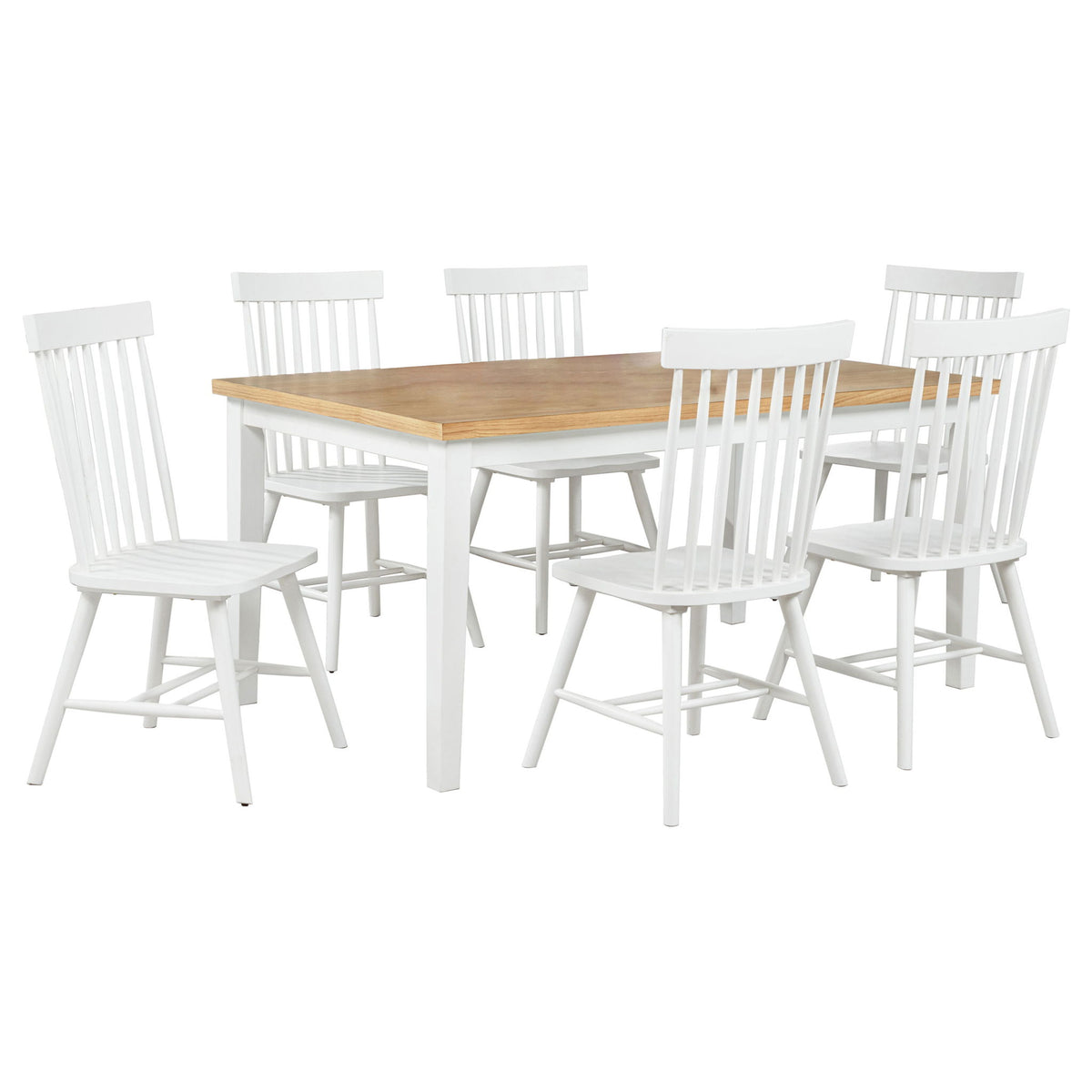Aldren - 7 Piece Dining Set With Rectangular Table