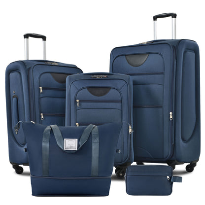 Softside Luggage Expandable Set & Duffel Bag Upright Spinner