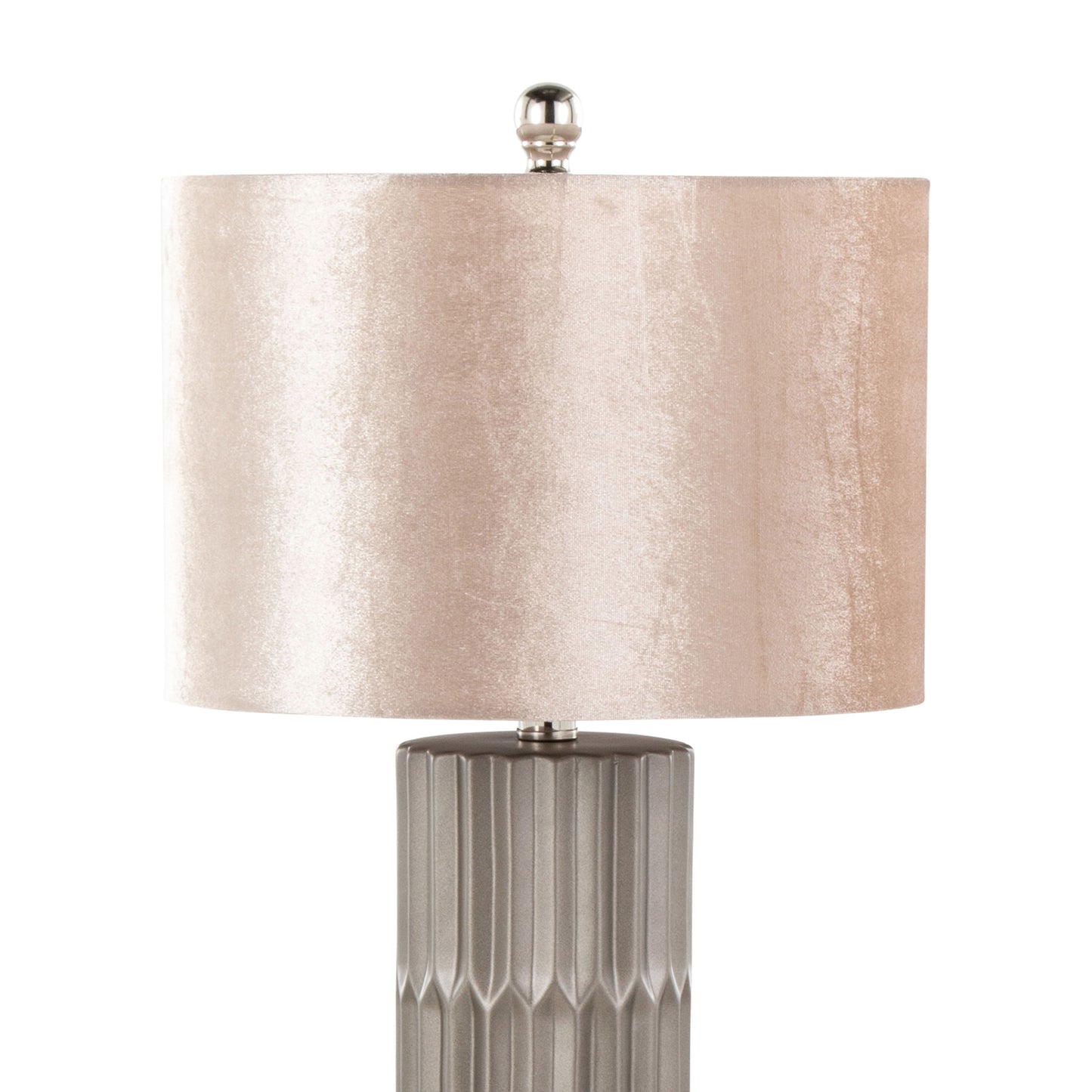 Tania - Contemporary Table Lamp - Brown / Metallic Brown / Champagne