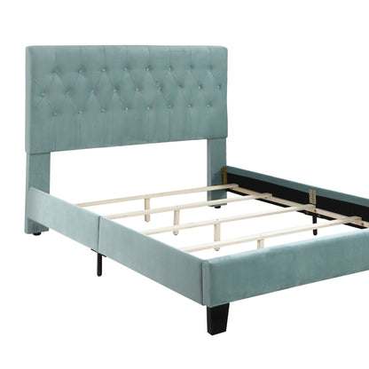 Transitional Upholstered Bed