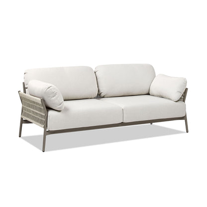 Jasper - Upholstered Patio Deep Seating Sofa - Wheat Beige