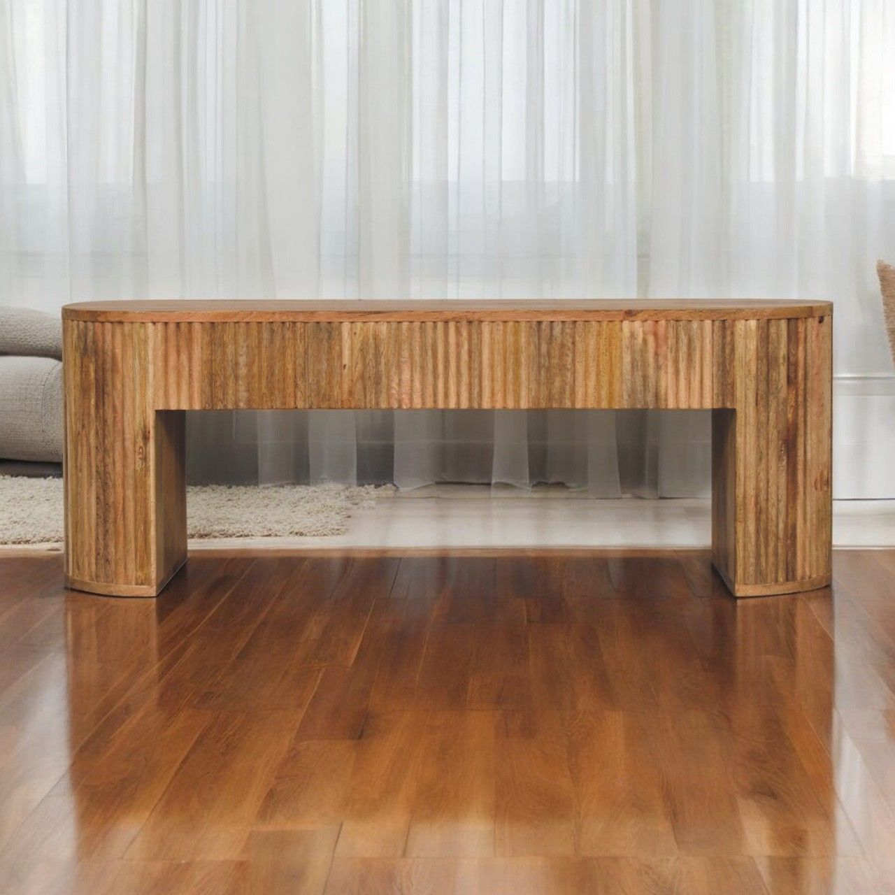 Soba - Straight Media Unit - Oak