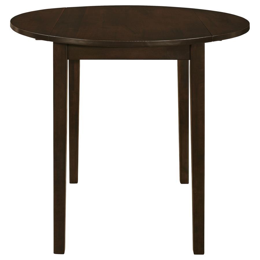 Bucknell - 3 Piece Round Drop Leaf Dining Table Set