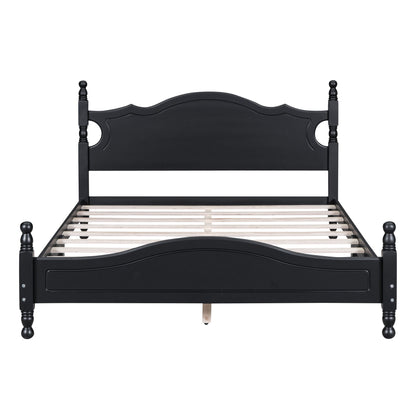 Platform Bed Frame With Slat Support