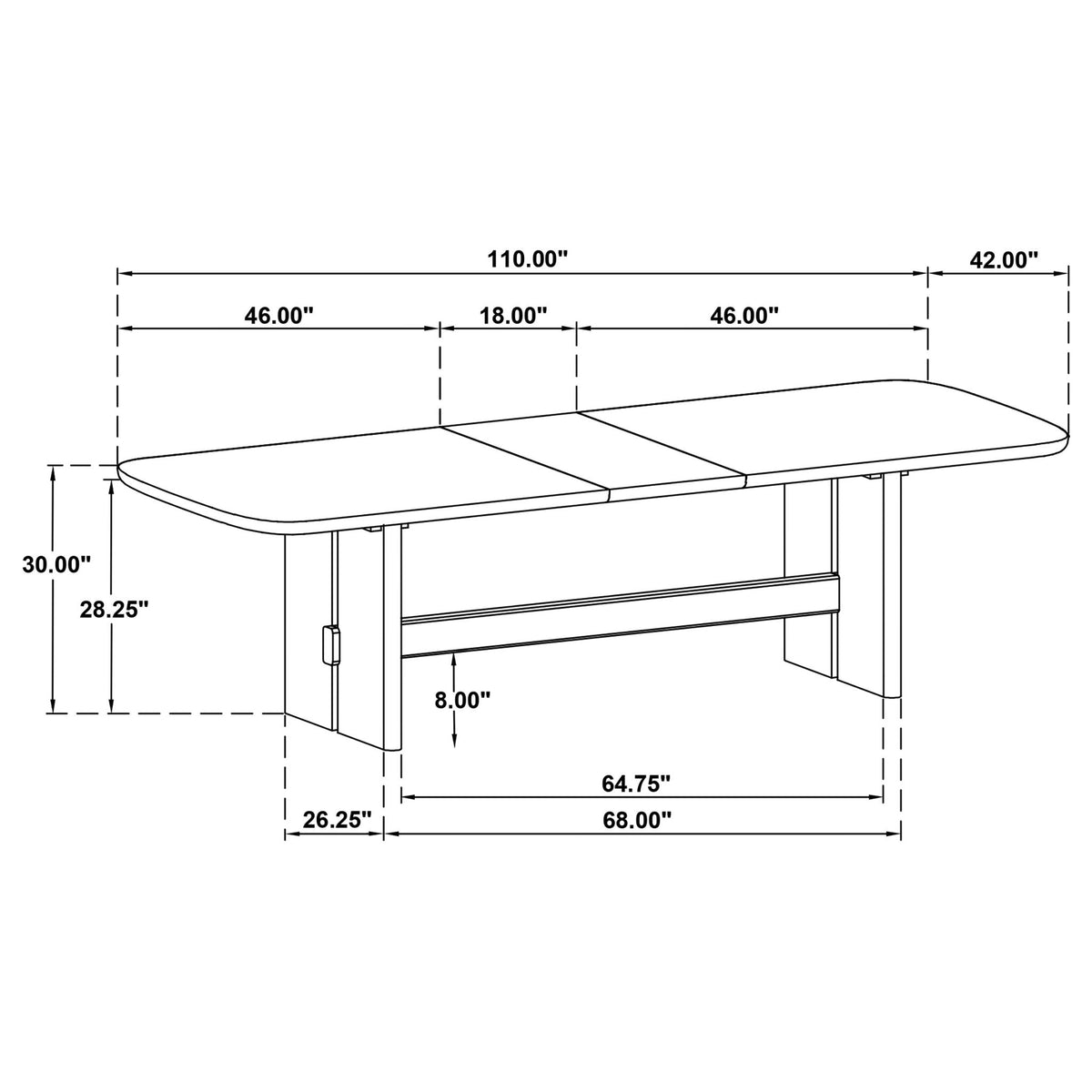 Kimpton - Rectangular Dining Table With Extension Leaf - Beige