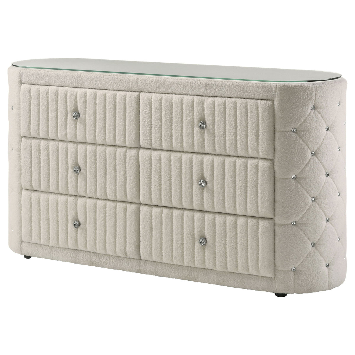 Santiago - 6 Drawer Dresser - Ivory