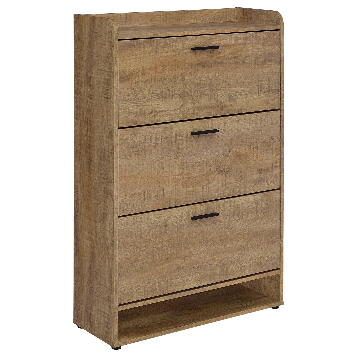 Claire - 3 Tier Shoe Cabinet - Brown