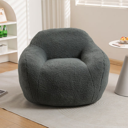 Giant Bean Bag Chair, Spacious Memory Foam With Armrests