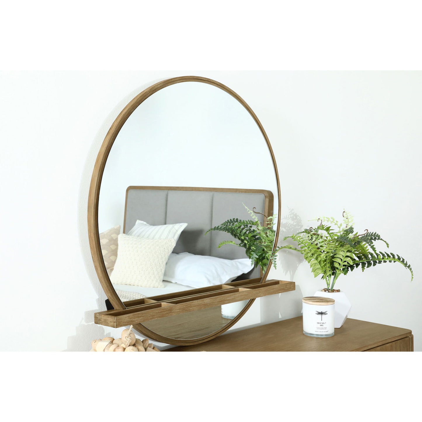 Benson - Round Dresser Mirror