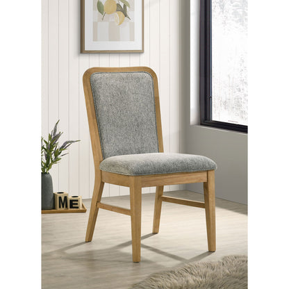 Teleli - Dining Side Chair (Set of 2) - Natural / Gray