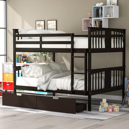 Bunk Bed With Ladder For Bedroom, Guest Room Furniture