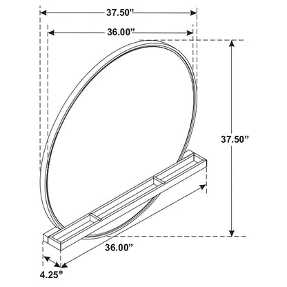Benson - Round Dresser Mirror