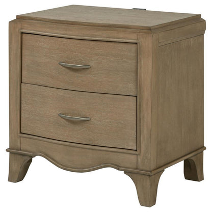 Revello - 2-Drawer Nightstand Bedside Table - Washed Mango