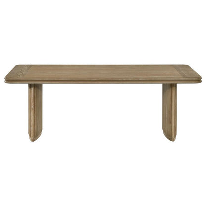 Adina - Rectangular Table Base, Box 2 of 2 - Distressed Light Brown