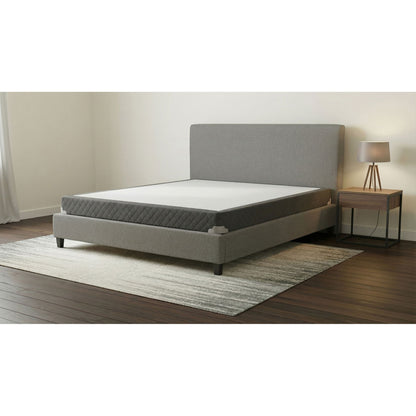 Low Profile Box Spring Foundation With Padded Slats And Breathable Design