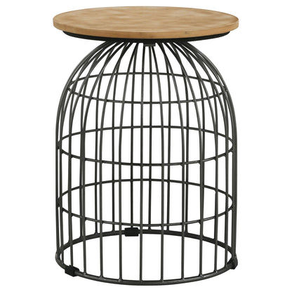 Boyd - Side Table - Gunmetal