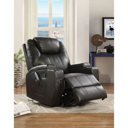 KD Back, Features: Rocker, 360 Swivel Degrees, Power Massage & Cup-Holder • Motion Reclining Function (External Latch Handle).