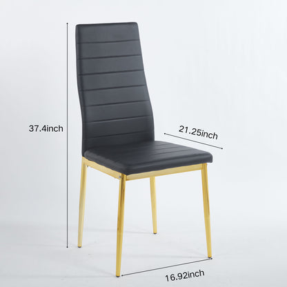 Golden Leg Dining Chair (Set of 4)