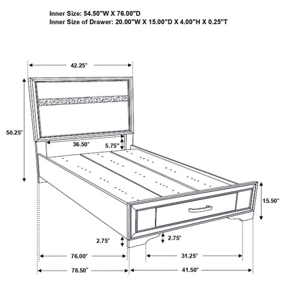 Urbana - Storage Panel Bed