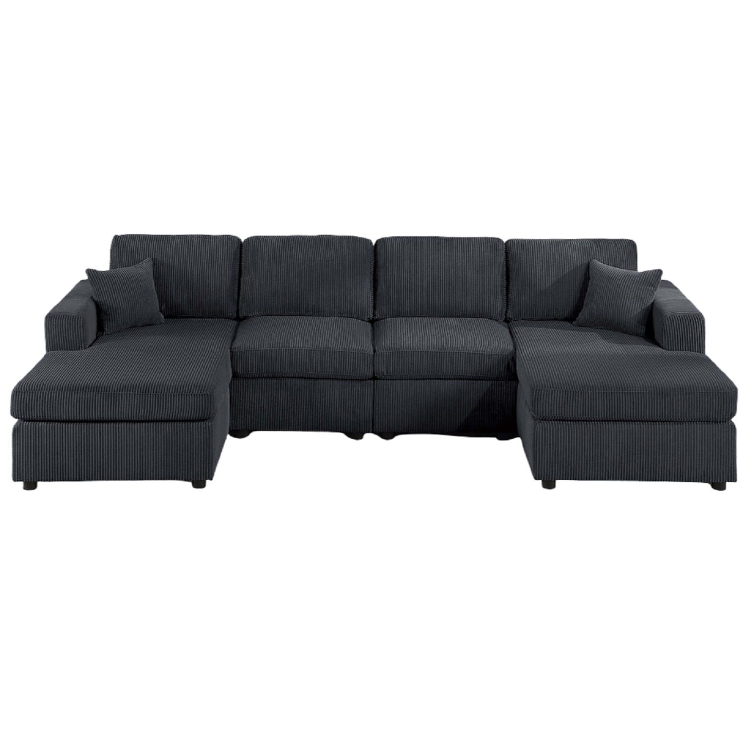 Modern Design Sectional Set With Right And Left Arm Chaise