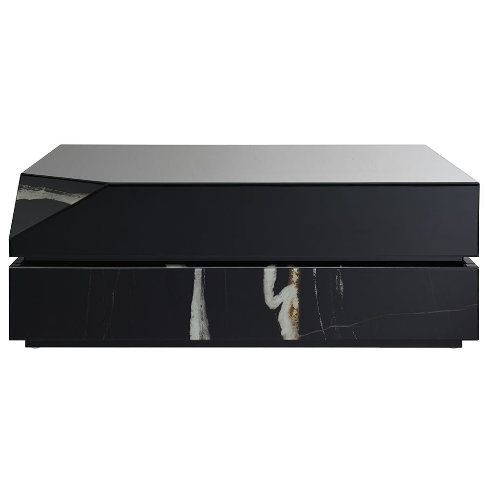 Drisana - Coffee Table - Black Mirrored Finish