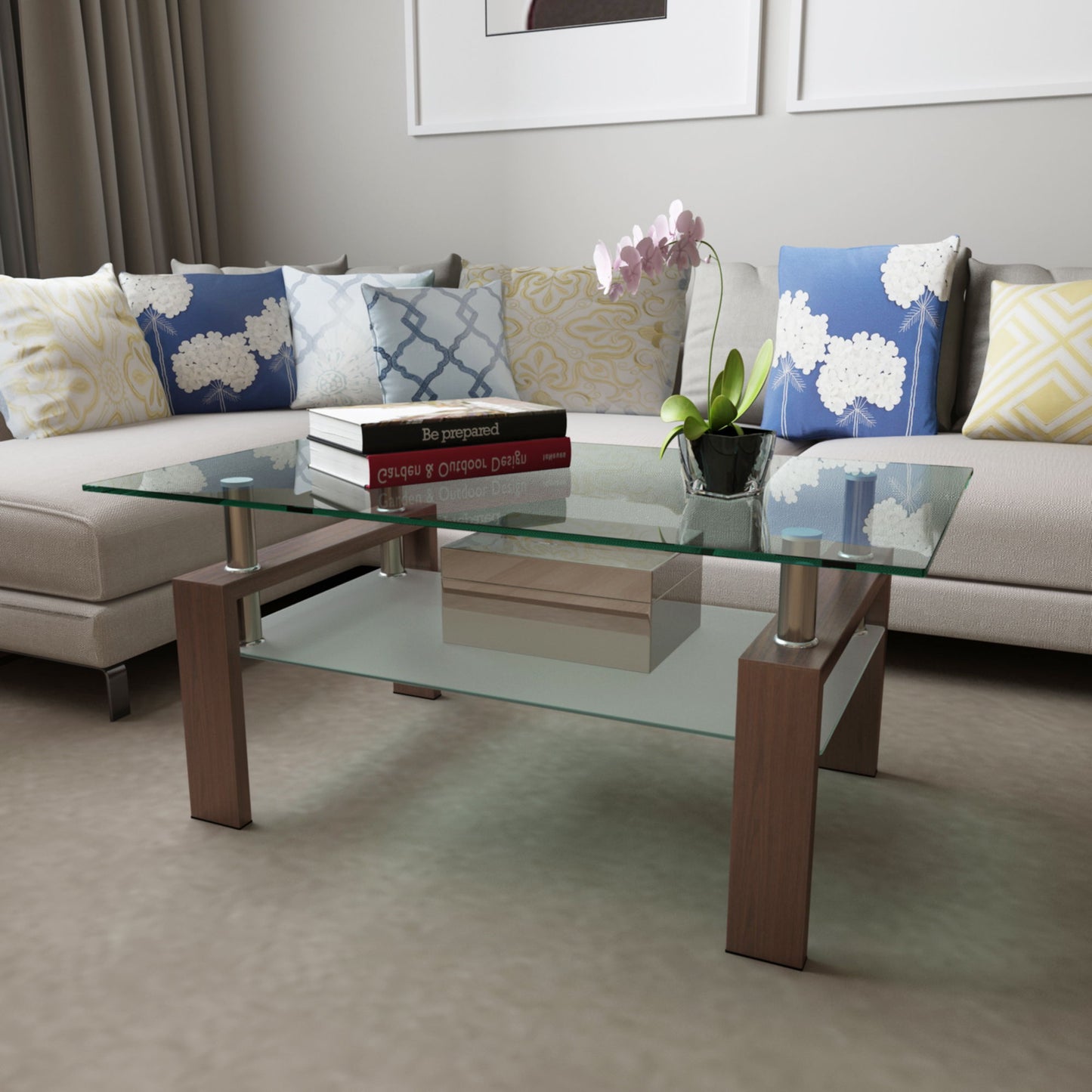 Rectangle Coffee Table, Modern Side Center Tables For Furniture