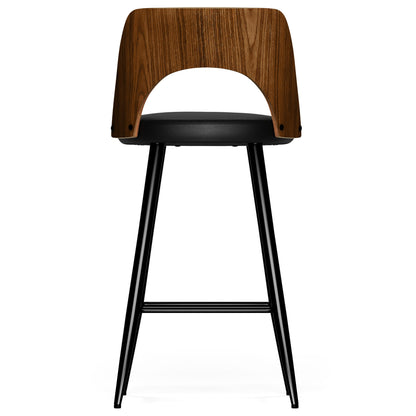 Micah - Counter Height Stool (Set of 2) - Black