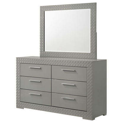 Pierce - 6 Drawer Dresser And Mirror