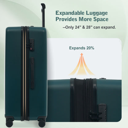 Hardside Luggage Set 5 Piece With Front Opening