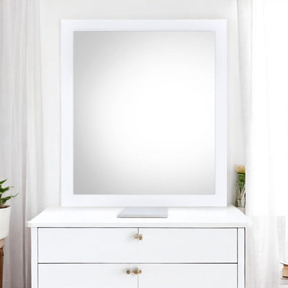 Perse - Mirror - White Finish