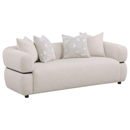 Ramsay - Round Arm Sofa - Beige