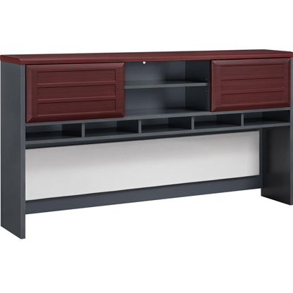 Pursuit - Hutch With Open And Concealed Compartments - Cherry