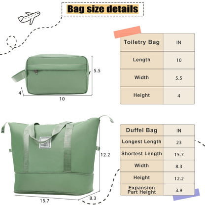 Softside Luggage Expandable Set With Duffel Bag Upright Spinner