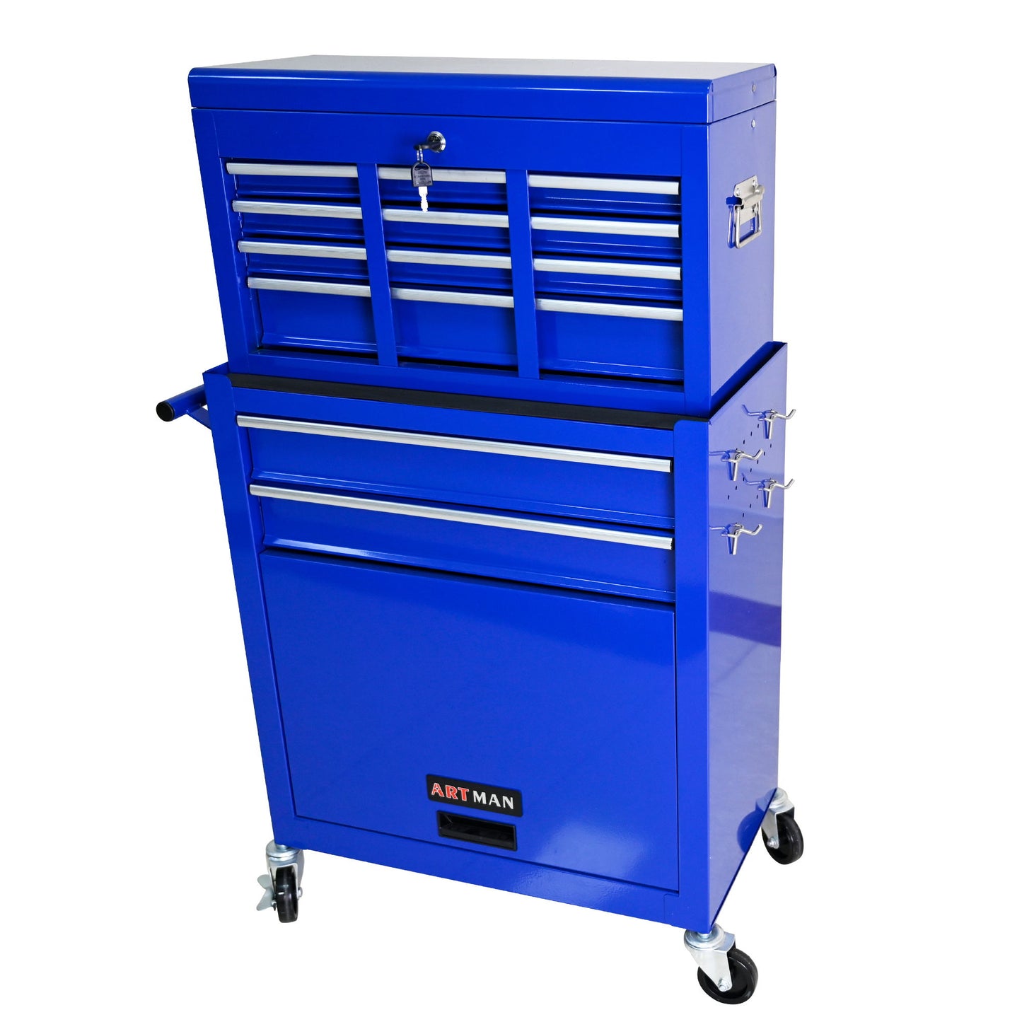 High Capacity Rolling Tool Chest With Wheels And Drawers, Storage Cabinet