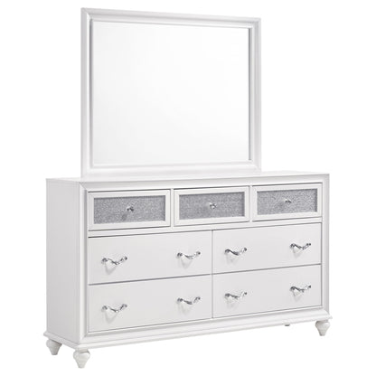 Randall - 7 Drawer Dresser With Mirror - White