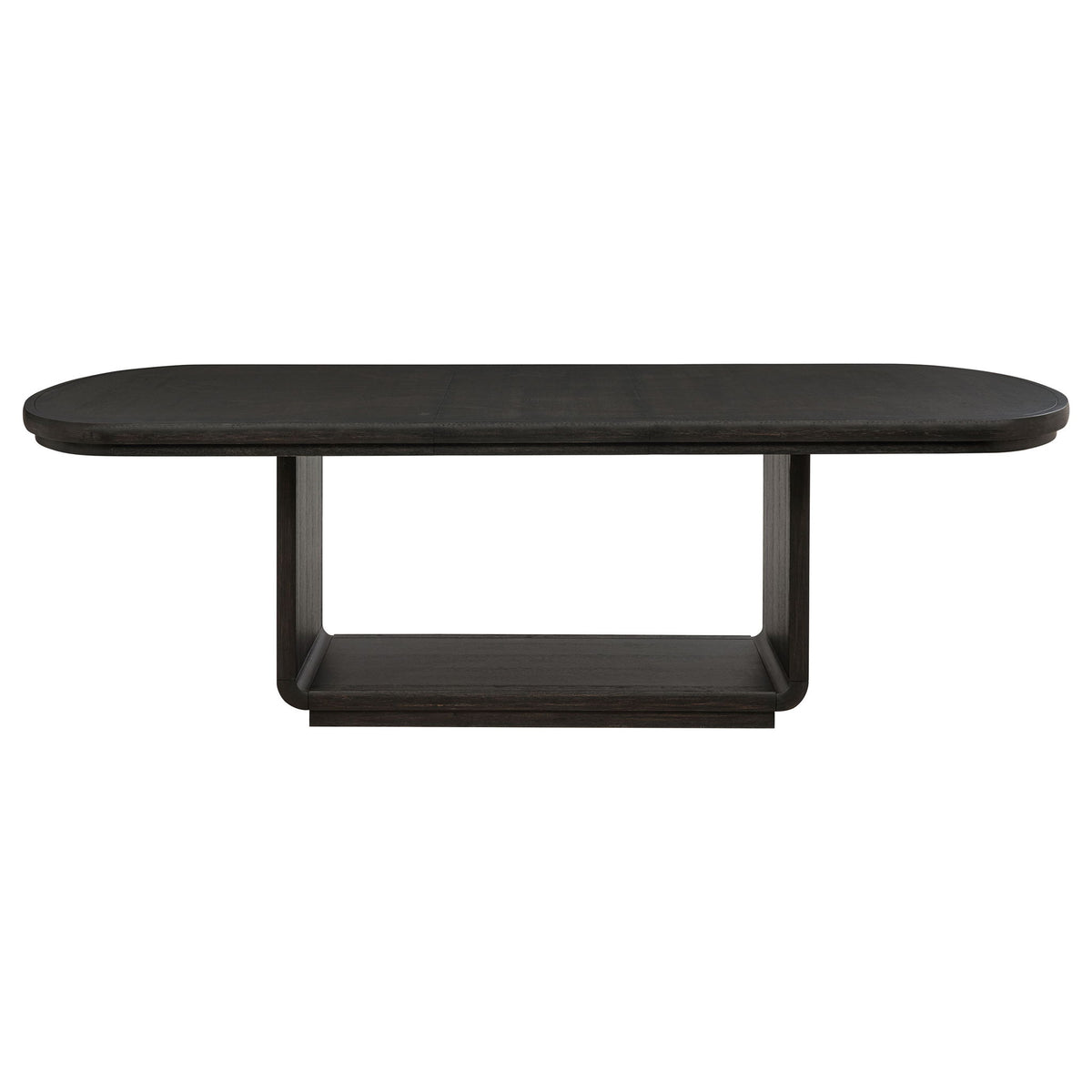 Bangor - Extension Dining Table With Pedestal Base - Black
