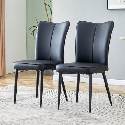 Minimalist Style Minimalist Dining Chairs With Metal Legs