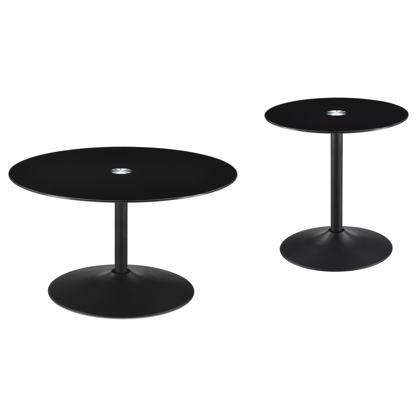 Turpin - 2 Piece Coffee Table Set - Black