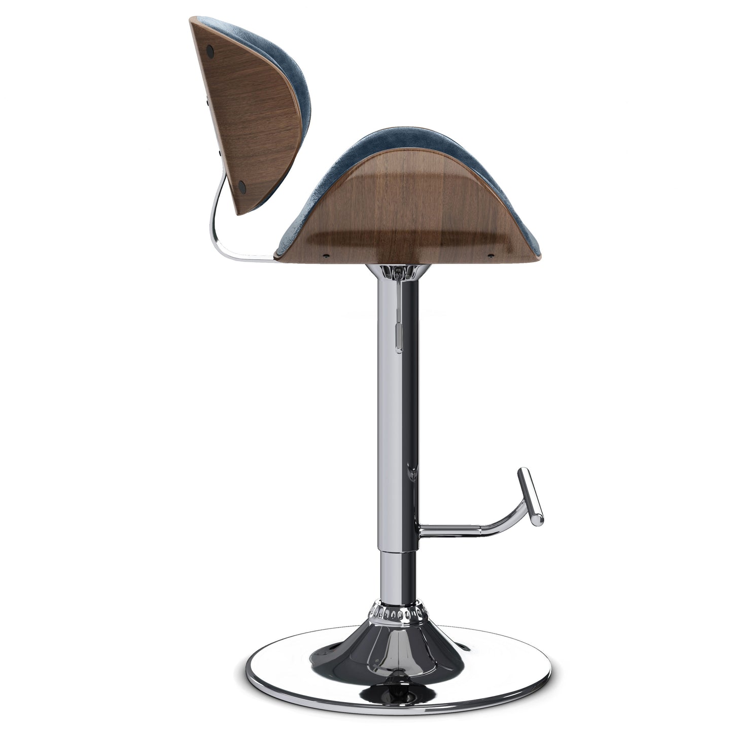 Marana - Multifunctional Handcrafted Bentwood Adjustable Swivel Bar Stool